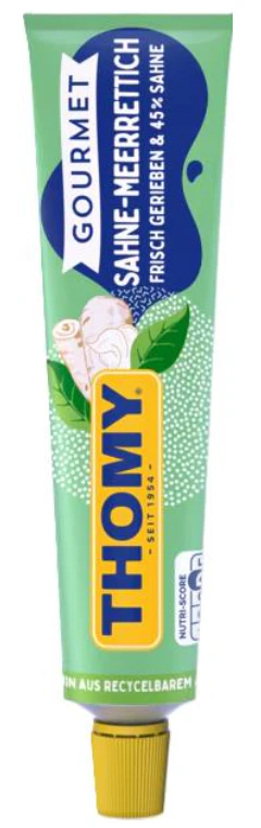 Horseradish Cream, Mild - Meerrettich (Thomy) 190g