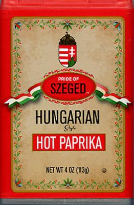 Hungarian Style Paprika, HOT, (Szeged) 4 oz