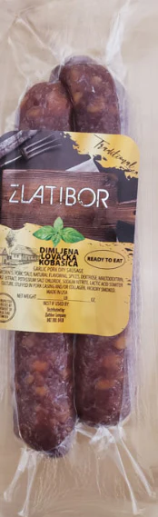 Hunter Sausage, Dimljena Lovacka Kobasica (Zlatibor) approx. 0.90 - 1.2 lb