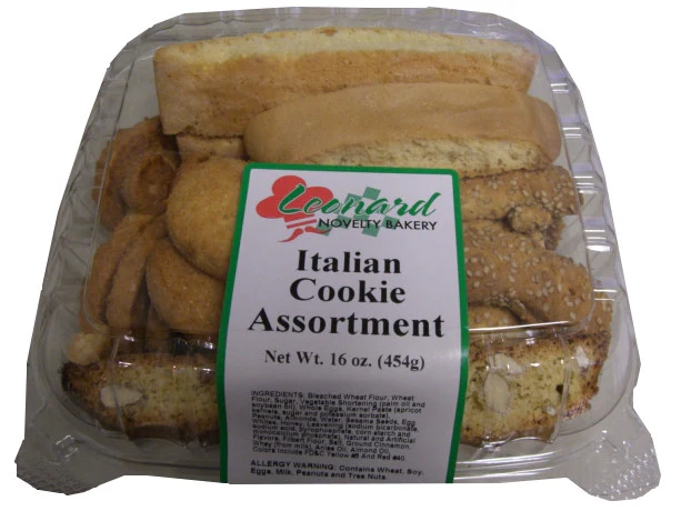 Italian Cookie Assortment (Leonard Bakery) 16 oz (454g)