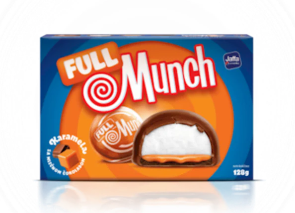 Jaffa Munchmallow Chocolate - Caramel, 128g