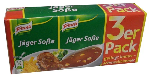 Jager Sauce, Hunter Sauce (Knorr) 3 pk (3 x 1/4 Liter)