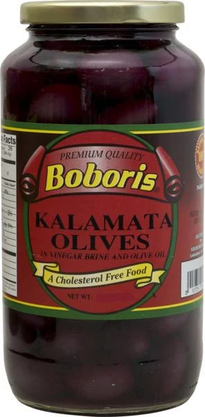 Kalamata Olives (Boboris) 16 oz