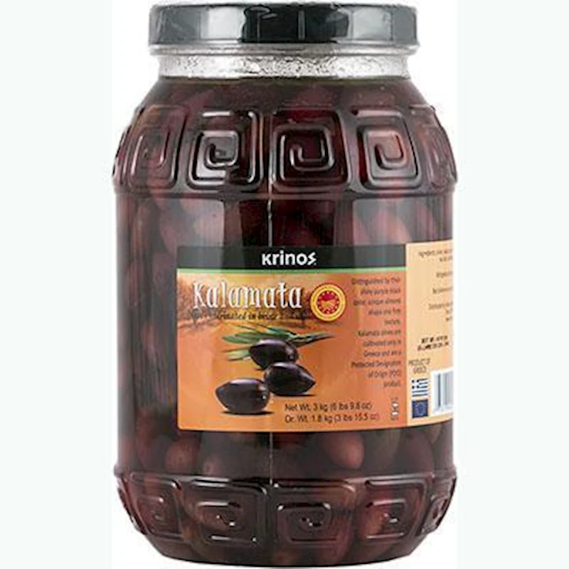 Kalamata Olives (Krinos) Net Wt. 3 kg