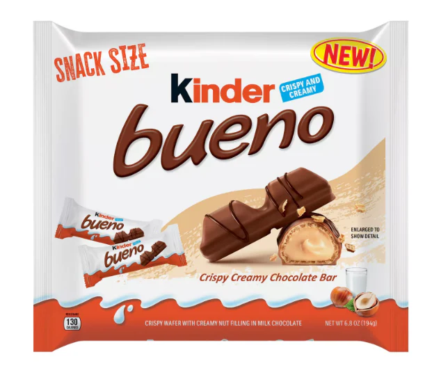 Kinder Bueno Snack Size, 6.8 oz (194g)