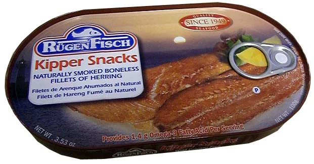 Kipper Snacks, Herring (RugenFisch) 3.53oz (100g)