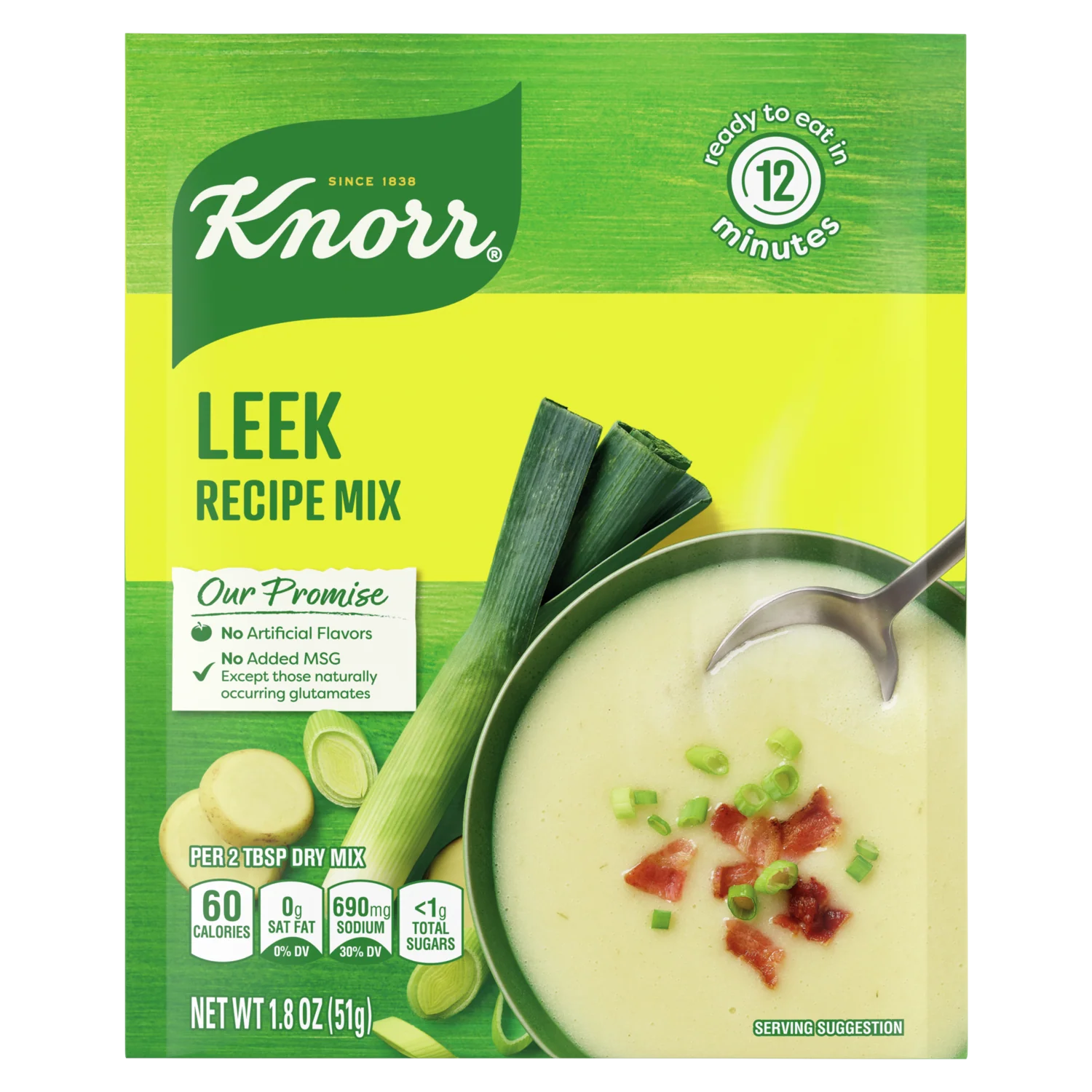 Knorr Leek Recipe Mix, 1.8oz (51g)