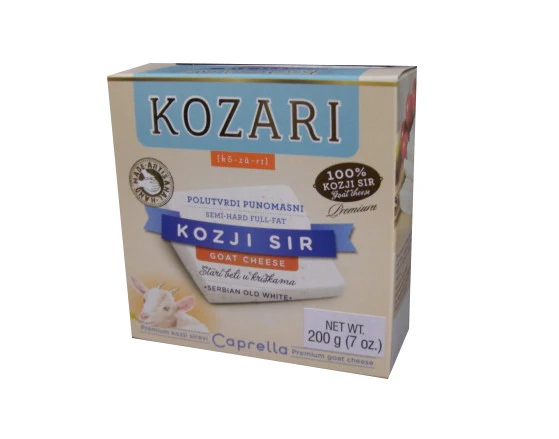 Kozari Caprella Semi-Hard Goat Cheese, 200g (7 oz)