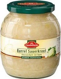 Kuhne or Gundelsheim Barrel Sauerkraut, 28.5oz (810g)