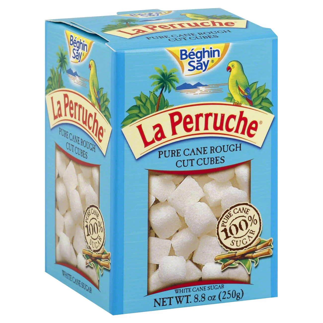 La Perruche White Pure Cane Sugar Cubes, 8.8 oz (250 g)