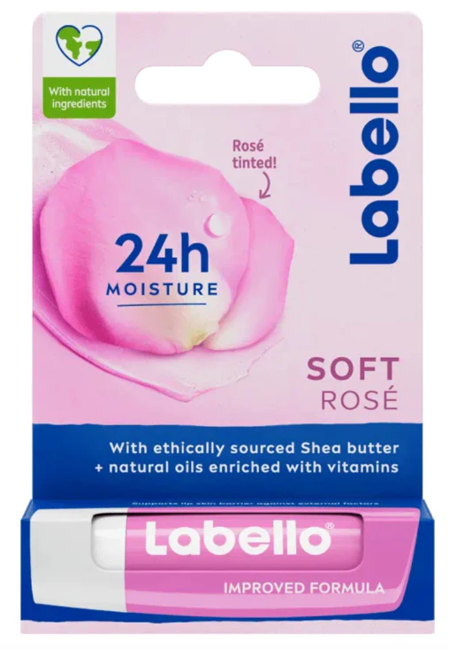 Labello Soft Rose Lip Balm 4.8g