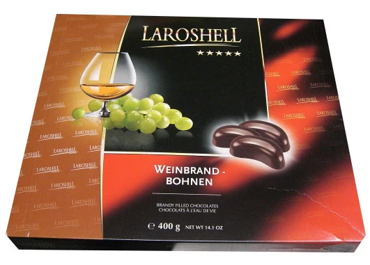 Laroshell Weinbrand Bohnen, 400g (Brandy Filled Chocolates)