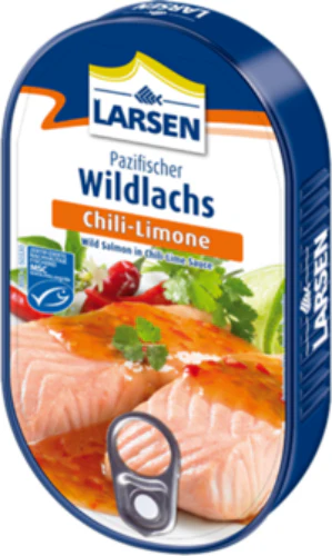 Larsen Salmon Fillet in Zitrone 200g