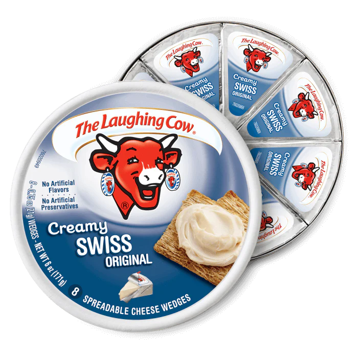 Laughing Cow Spreadable Cheese Wedges 8 pieces, 6 oz - Image 2