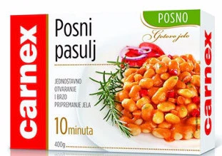 Lean Beans, Posni Pasulj (Carnex) 400g