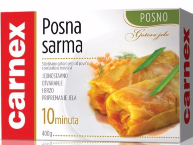 Lean Cabbage Rolls, Posna Sarma (Carnex) 400g