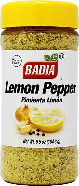 Lemon and Pepper Seasoning (Badia) 6.5 oz