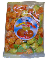 Lemon Orange Candy Fruit Filled, 8oz (MP or Kras)