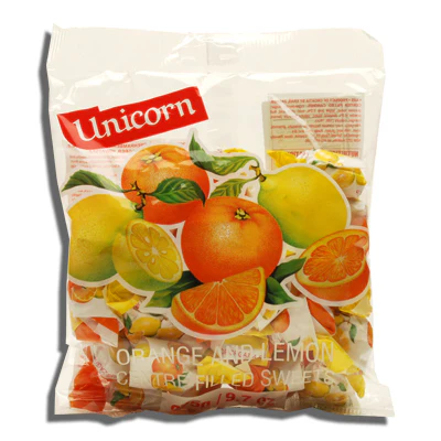 Lemon Orange Candy Fruit Filled, 8oz (MP or Kras) - Image 2