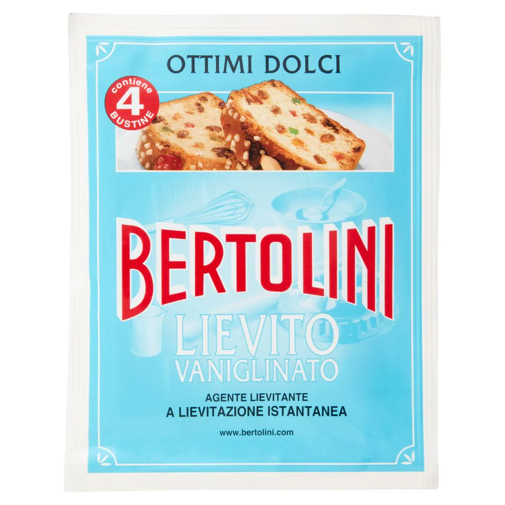 Lievito Vaniglinato (Bertolini) (4 x 16g), 64 g - 4 Bustine