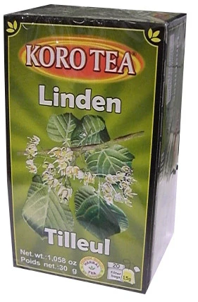 Linden Tea Bags, 20 filter bags (KORO) 30g