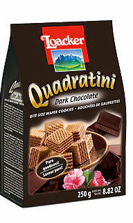 Loacker Dark Chocolate Quadratini 8.82oz (250g)
