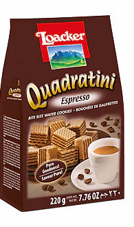 Loacker Espresso Quadratini 7.76 oz (220g)