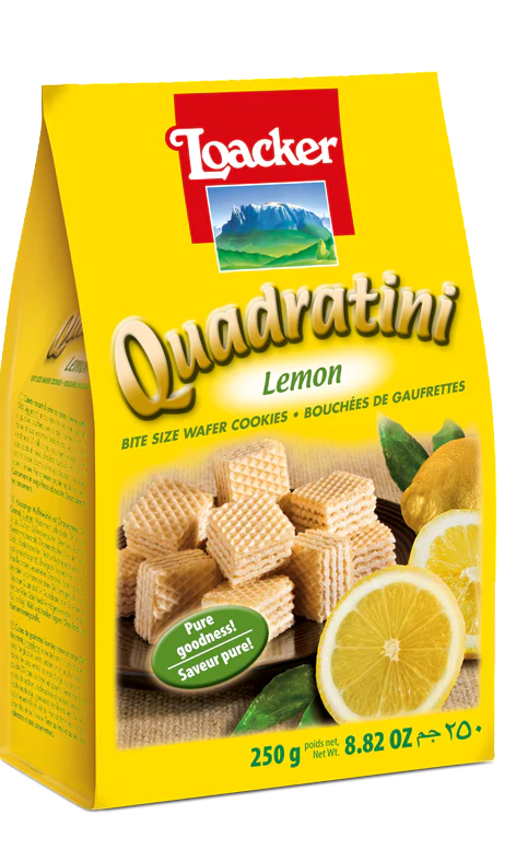 Loacker Lemon Quadratini 8.8oz