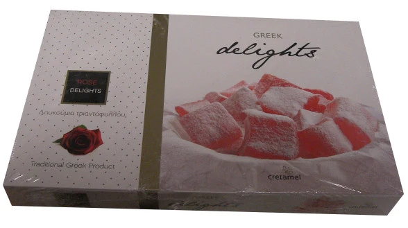 Loukoumi Delights with Rose Flavor (Cretamel) 300g