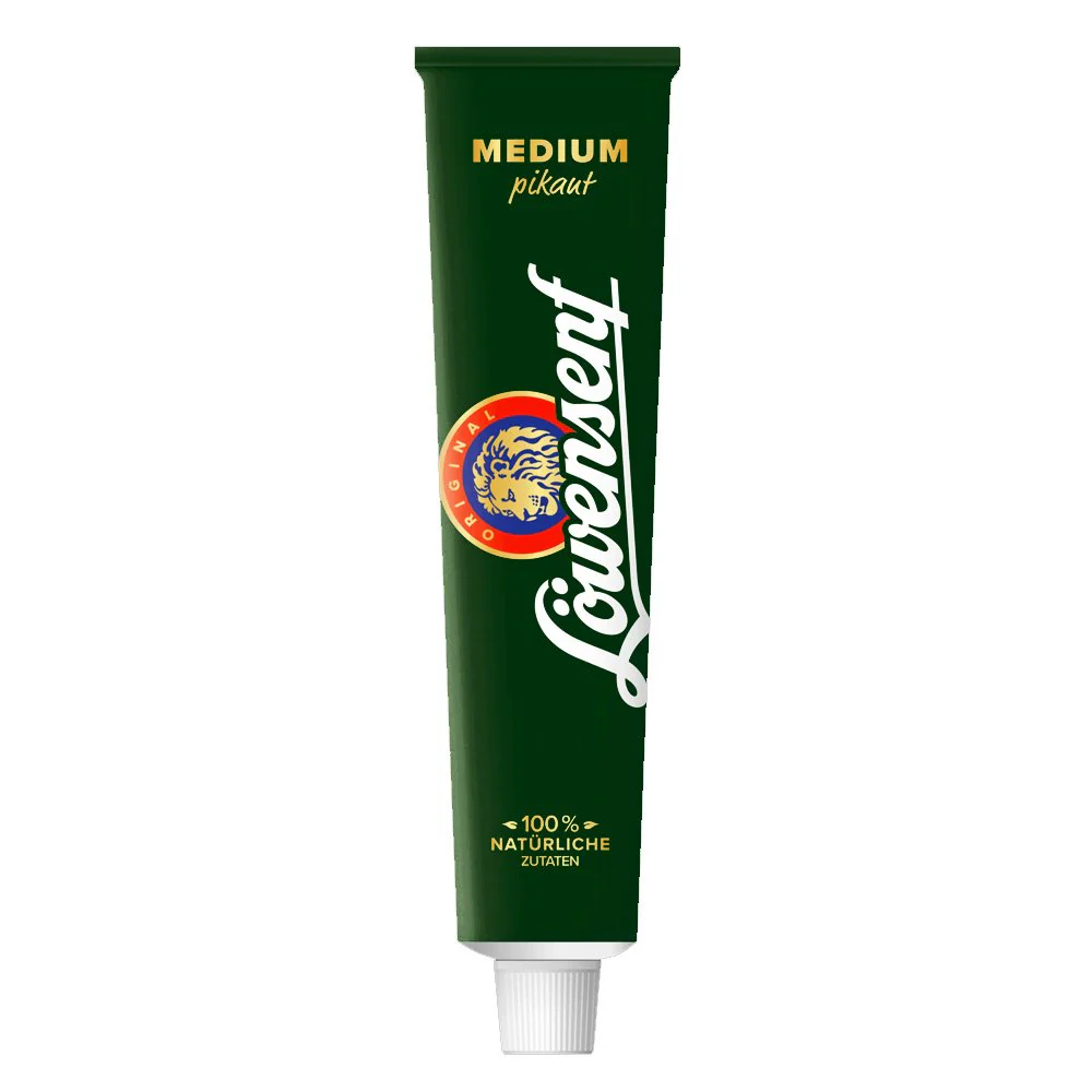 Lowensenf Medium Mustard, 100 ml Tube