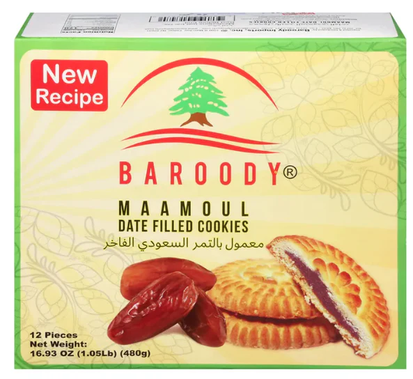 Maamoul, Date Filled Cookies (Baroody) 480g (16.93 oz)
