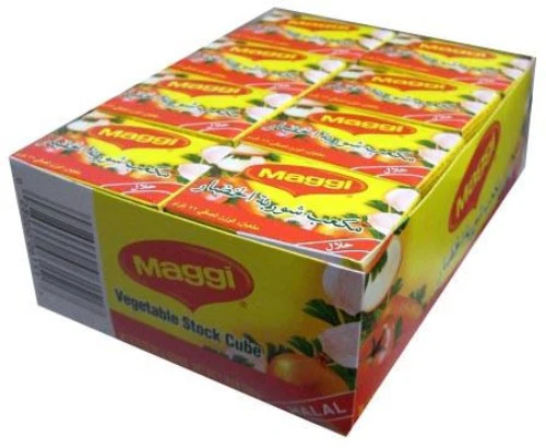 Maggi Vegetable Stock Cubes, HALAL, CASE (24x22g)