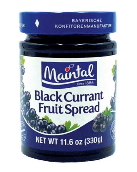 Maintal Black Currant Fruit Spread, 11.6 oz (330g)