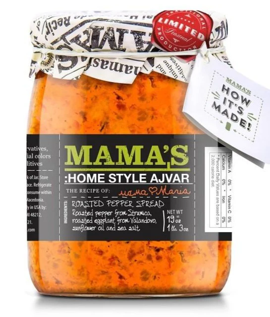 Mama's Home Style Ajvar MILD 19oz