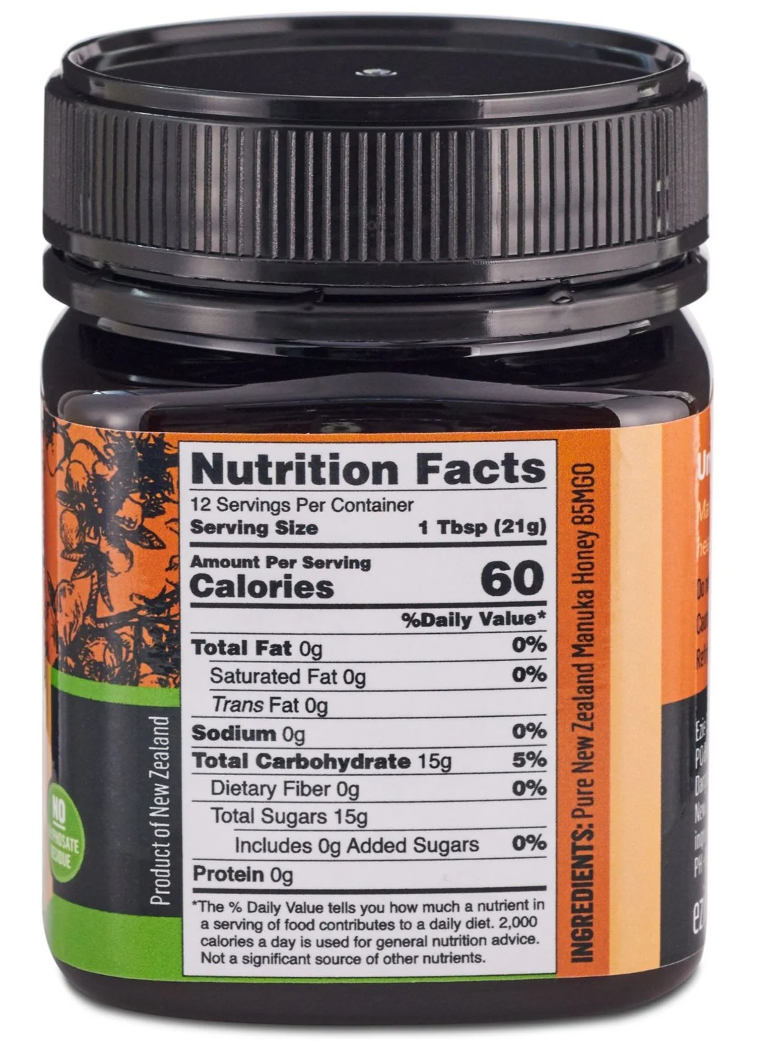 Manuka Honey, Multi-Floral, 5+ (Ezie Bee) 8.8 oz - Image 2