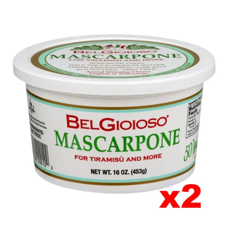 Mascarpone Cheese 2 PACK (2 x 16oz)