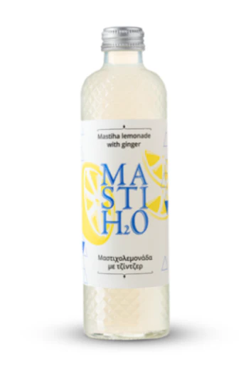 MASTIH2O Sparkling Mastiha Lemonade with Ginger, 330 ml