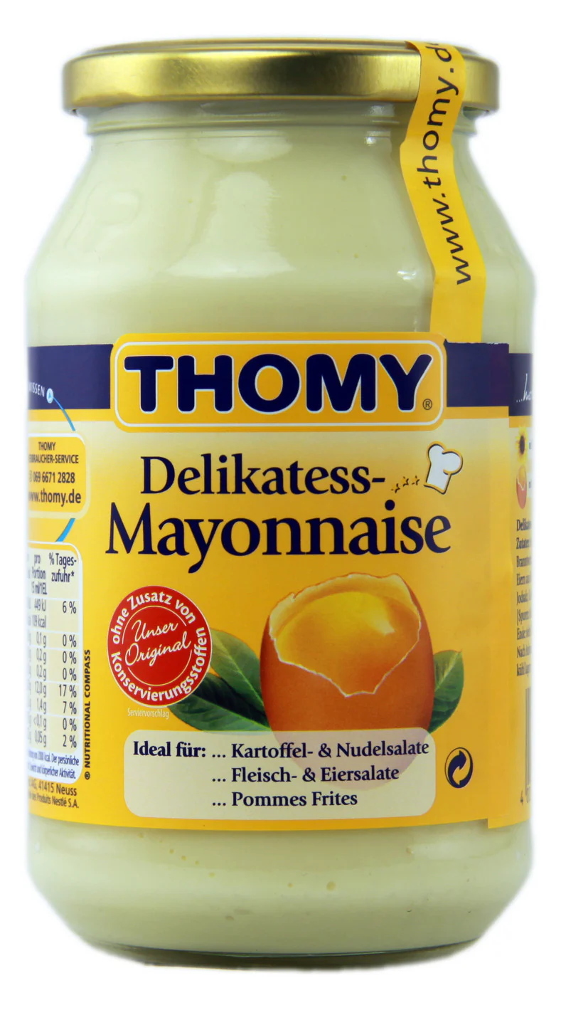 Mayonnaise Thomy, 250ml glass
