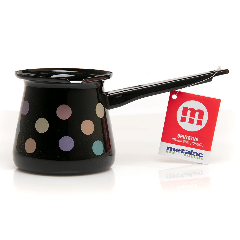 Metalac Enamel Coffee Pot, No.7 - Dots