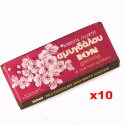 Milk Chocolate with Almonds  (ION) CASE (10 x 200g)