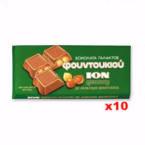 Milk Chocolate with Hazelnuts (ION) CASE (10 x 200g)