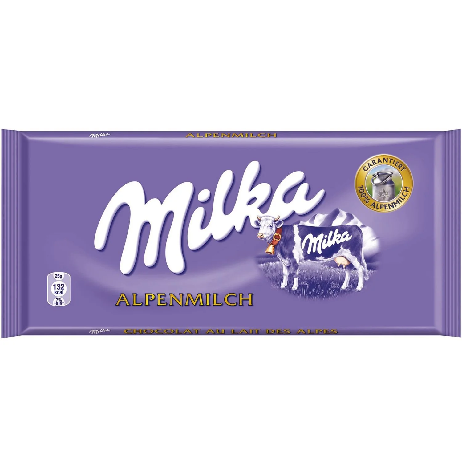 Milka Alpine Milk Chocolate, 90g