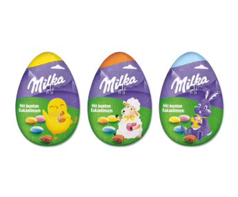 Milka Egg with Candy Covered Chocolates, 50g - Image 2