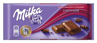 Milka Milk Chocolate BitterSweet, Zartherb, 90g