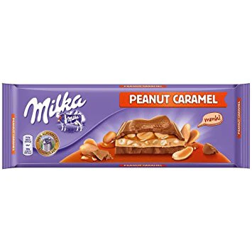Milka Milk Chocolate Peanut Caramel, 276g