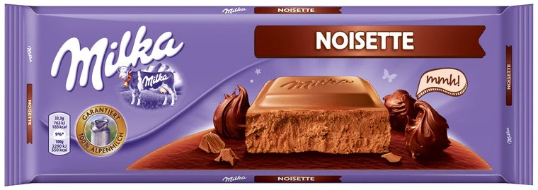 Milka Noisette Chocolate Bar, 250g