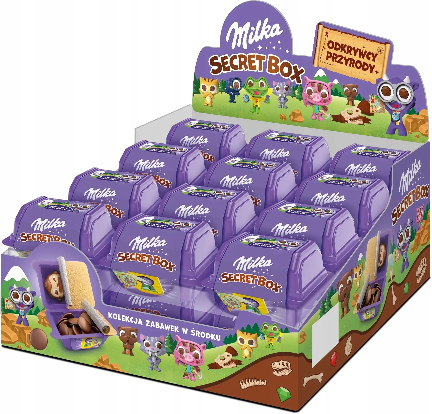 Milka Secret Box, CASE (24 x 14.4 g)