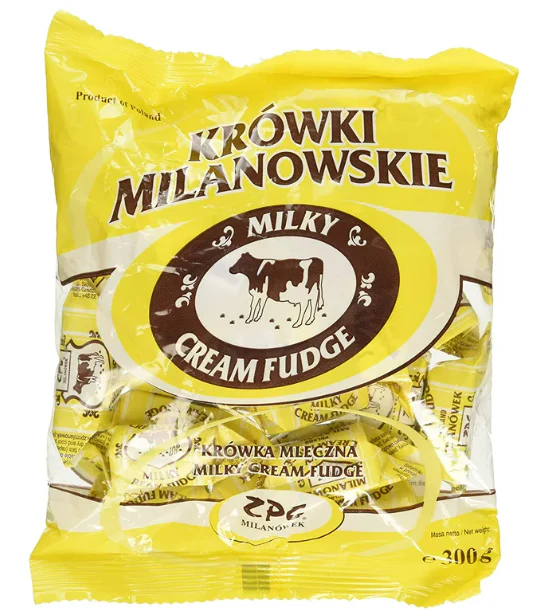 Milky Cream Fudge Chewy Candy-Krowka Mleczna (Milanowskie) 10.58 oz (300g)