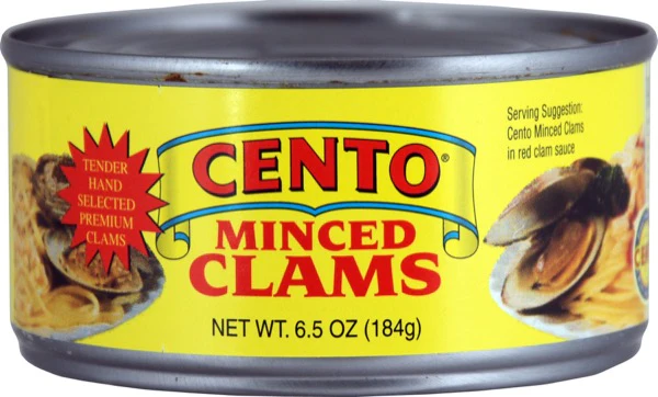 Minced Clams (Cento) 6.5 oz (184g)