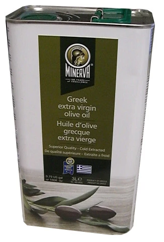 Minerva Greek Extra Virgin Olive Oil, 3L